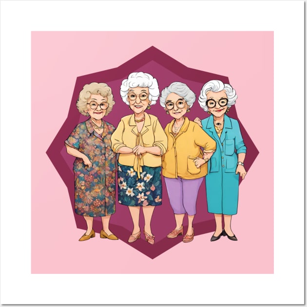 Golden girls Wall Art by Whisky1111